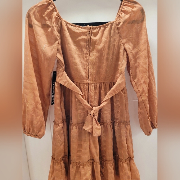 Trixxi Girl Tan Dress - Picture 3 of 6